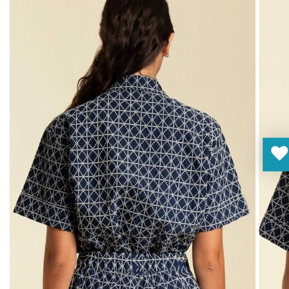 FRNCH Carla Blouse‎ Button Up - Size Large - Picture 7 of 9